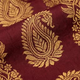 Zari-Edged Kanjivaram Saree view 1