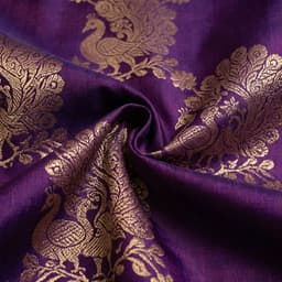 Zari-Edged Kanjivaram Saree view 3